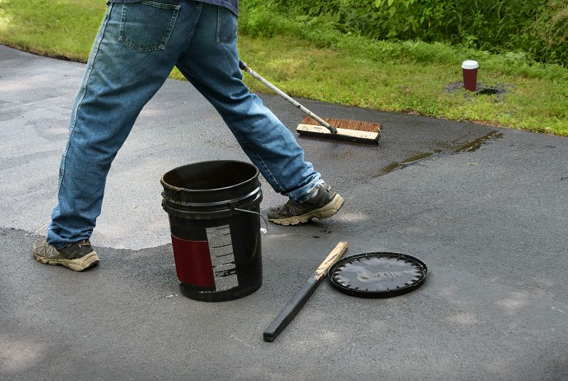 Driveway Staining