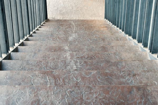 Cost of Concrete Stair Stamping in Carmel